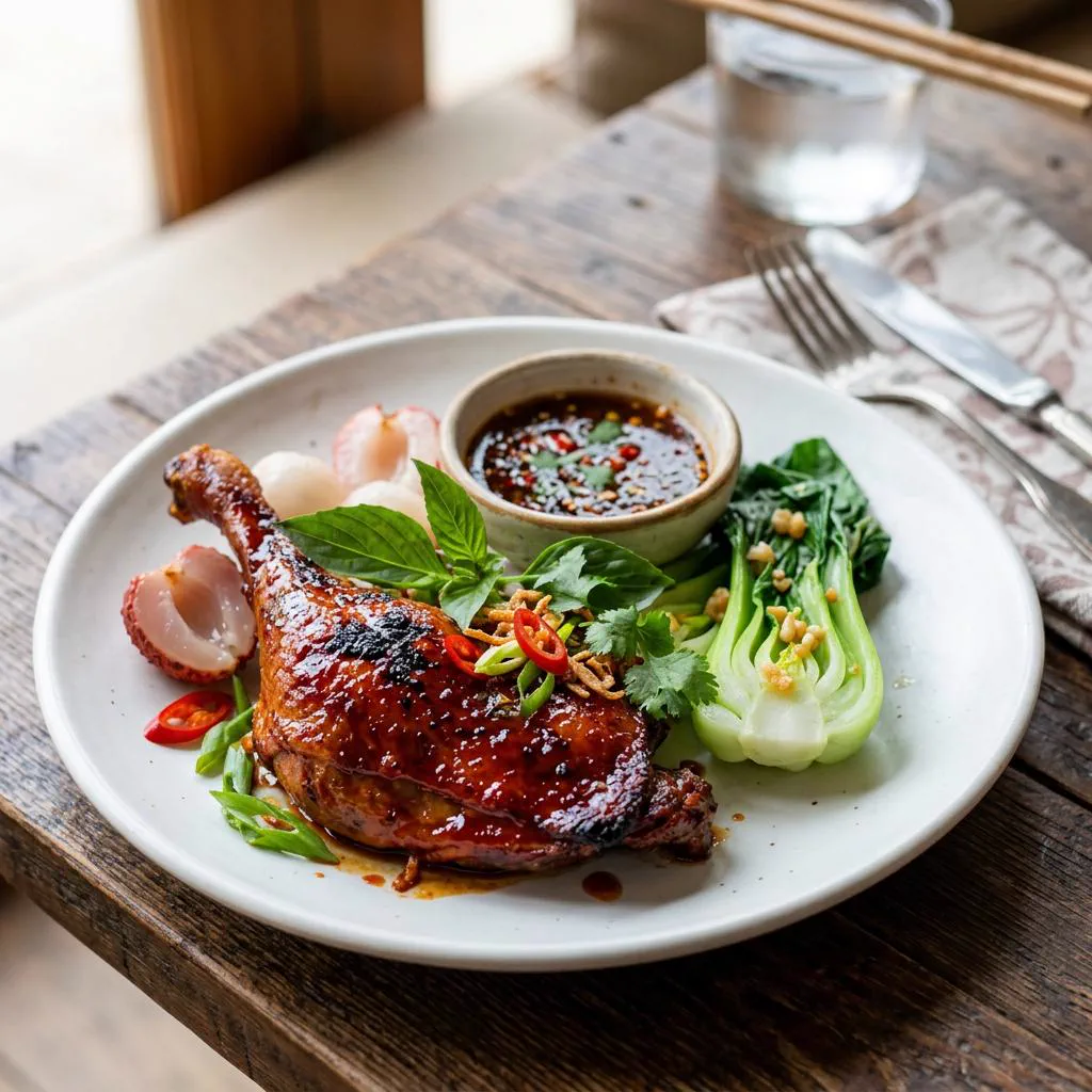 Canard laqué à la thaïlandaise
