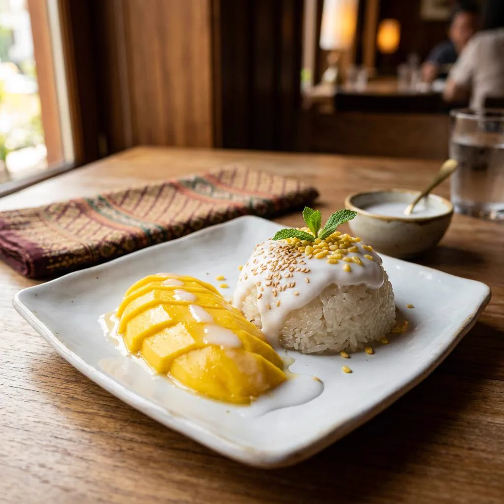 Mangue sticky rice - Khao Niao Mamuang