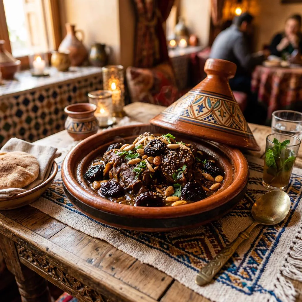 Tajine agneau pruneaux