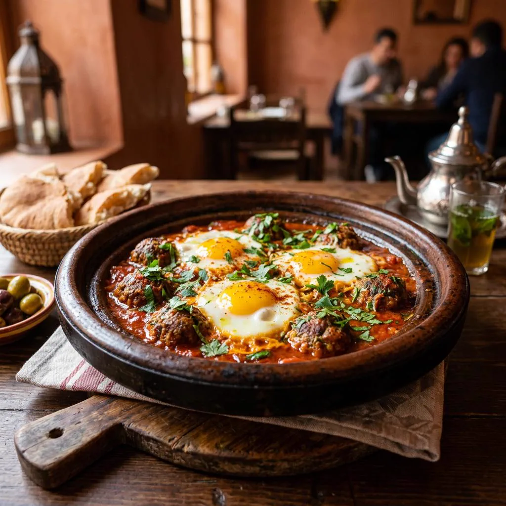 Tajine kefta oeuf