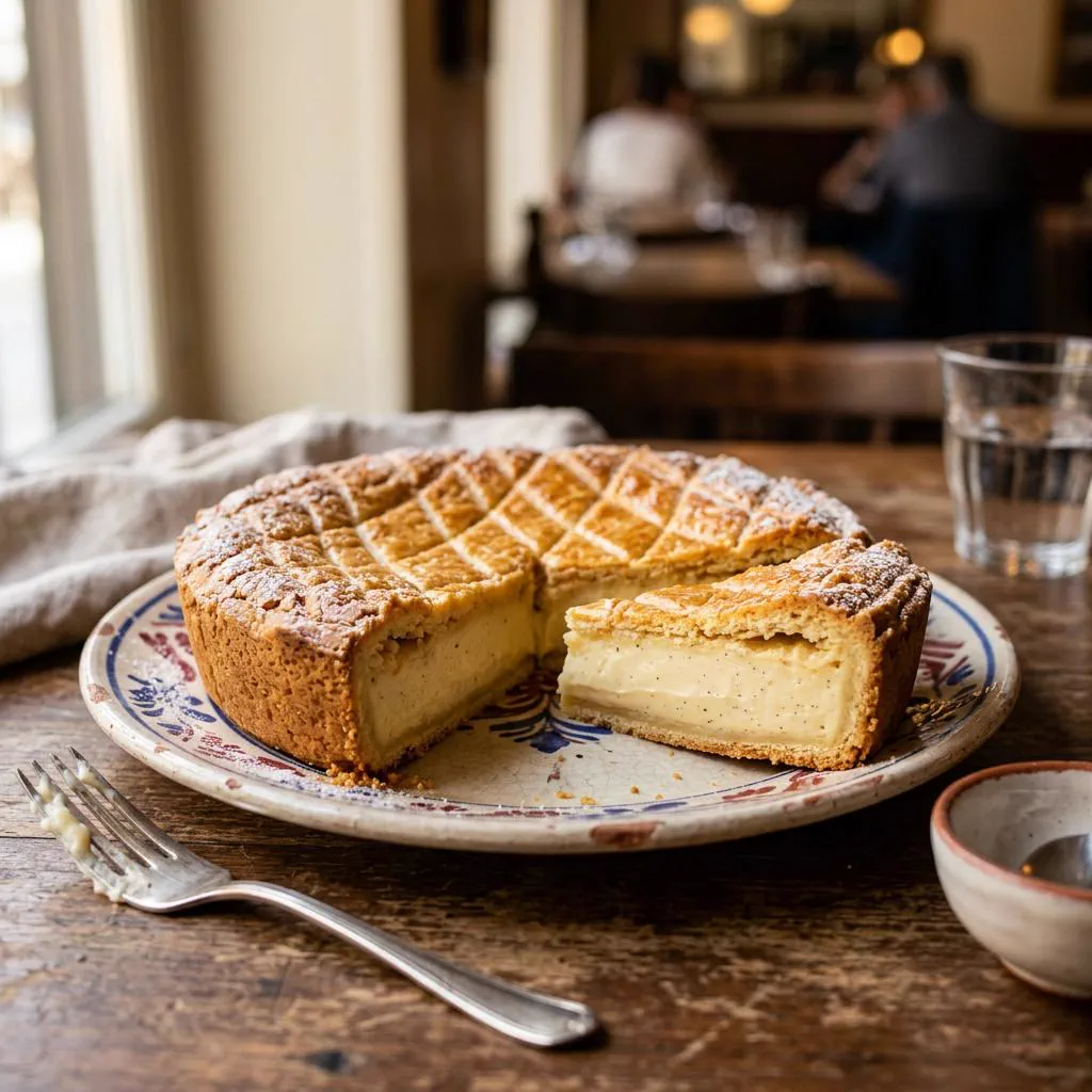 Gateau basque a la creme