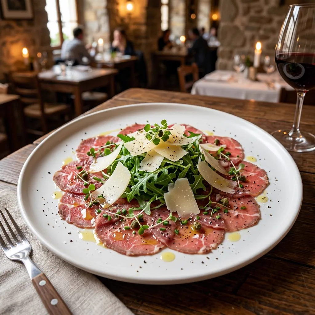 Carpaccio de boeuf