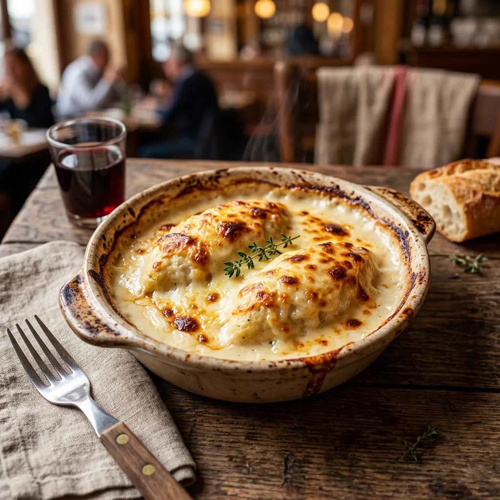 Quenelles gratinées au four