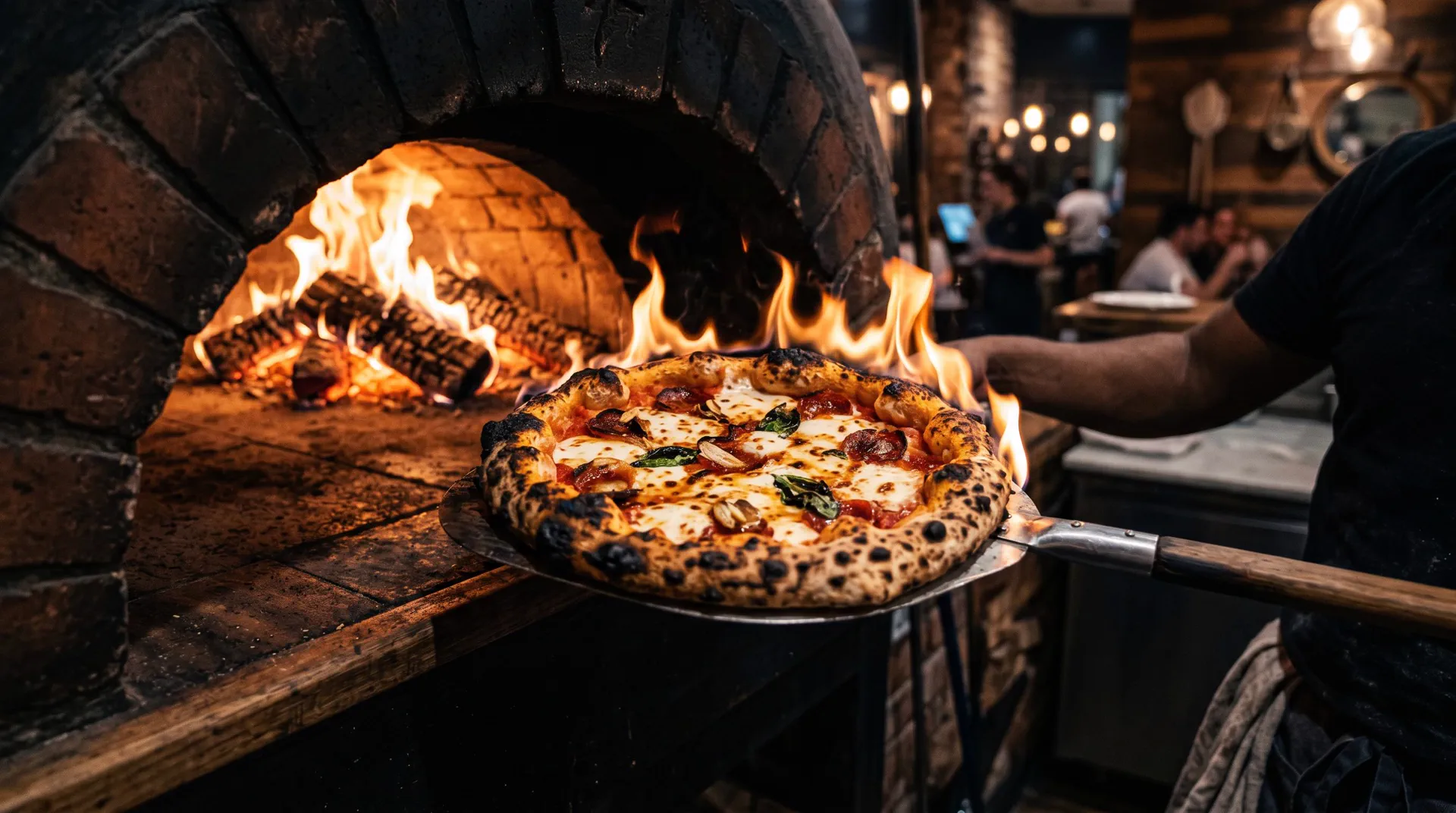 Four à bois et pizza