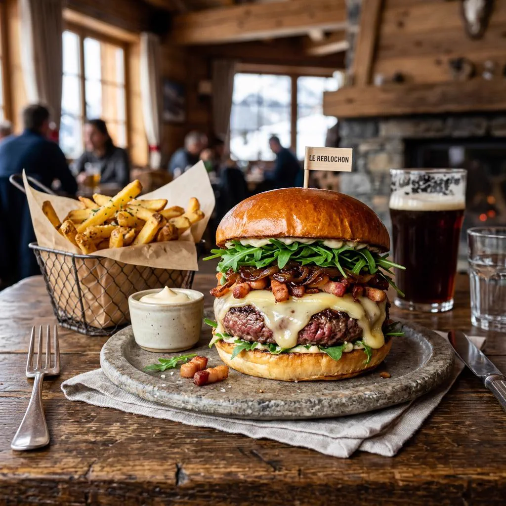 Hamburger montagnard au reblochon