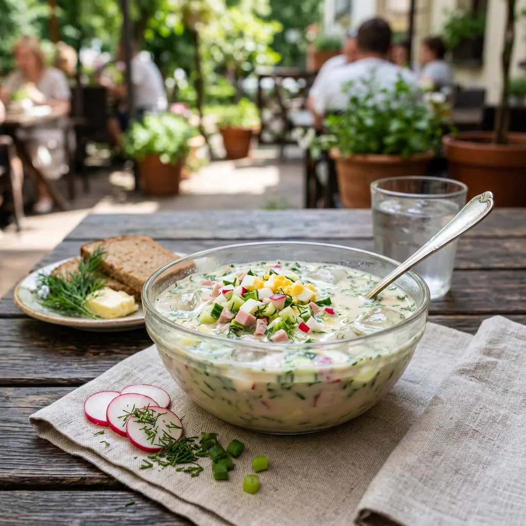 Okroshka soupe froide russe