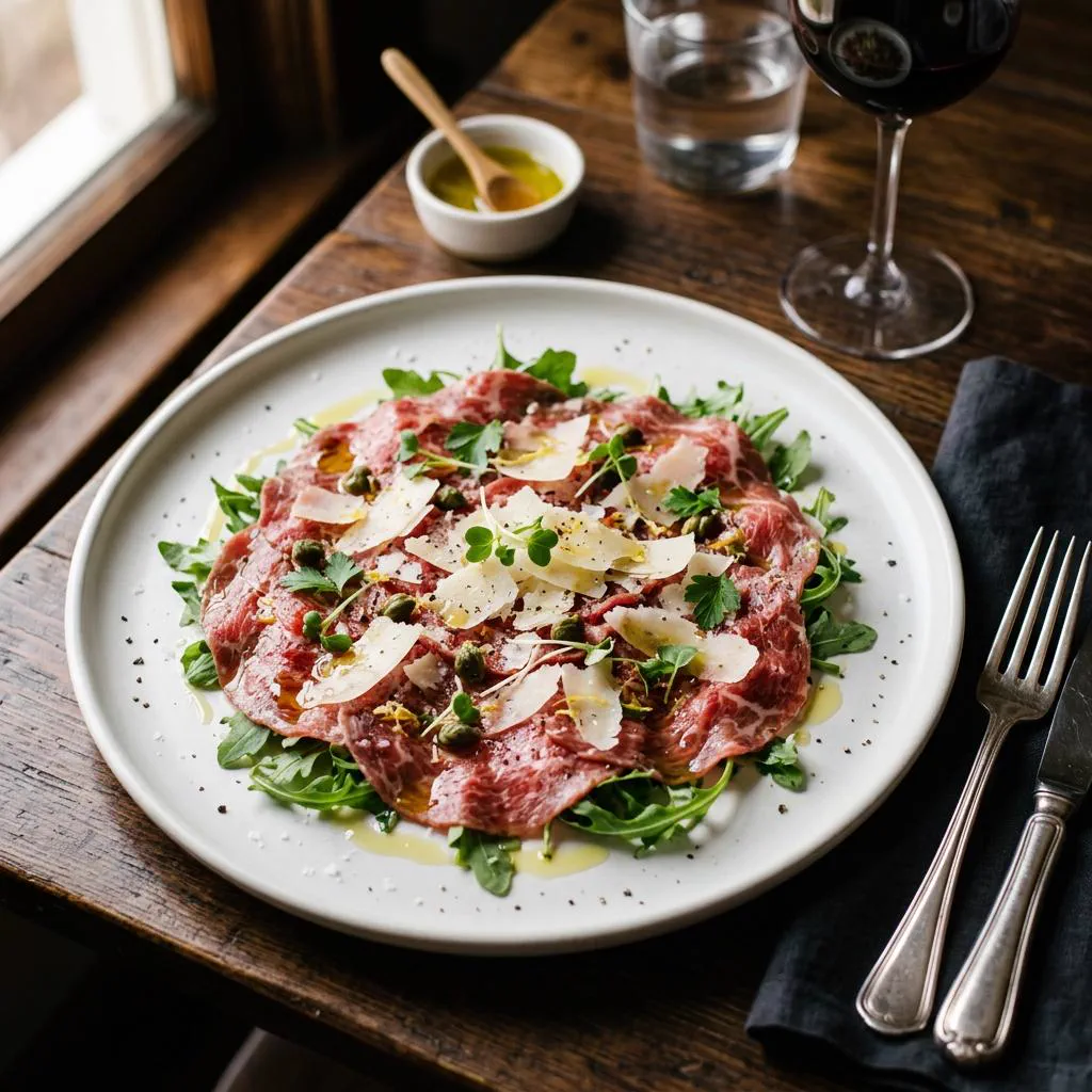 Carpaccio de boeuf