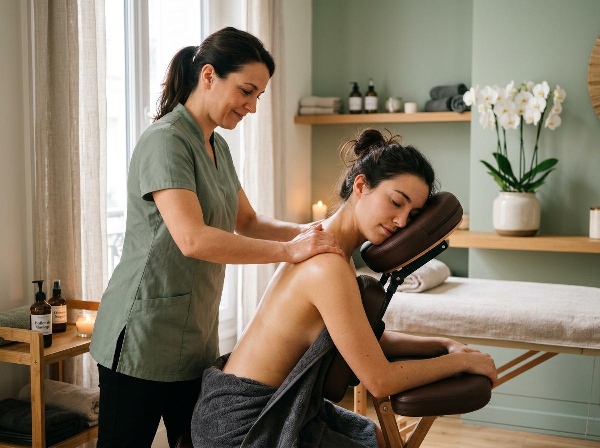 Massage dos et nuque anti-tensions