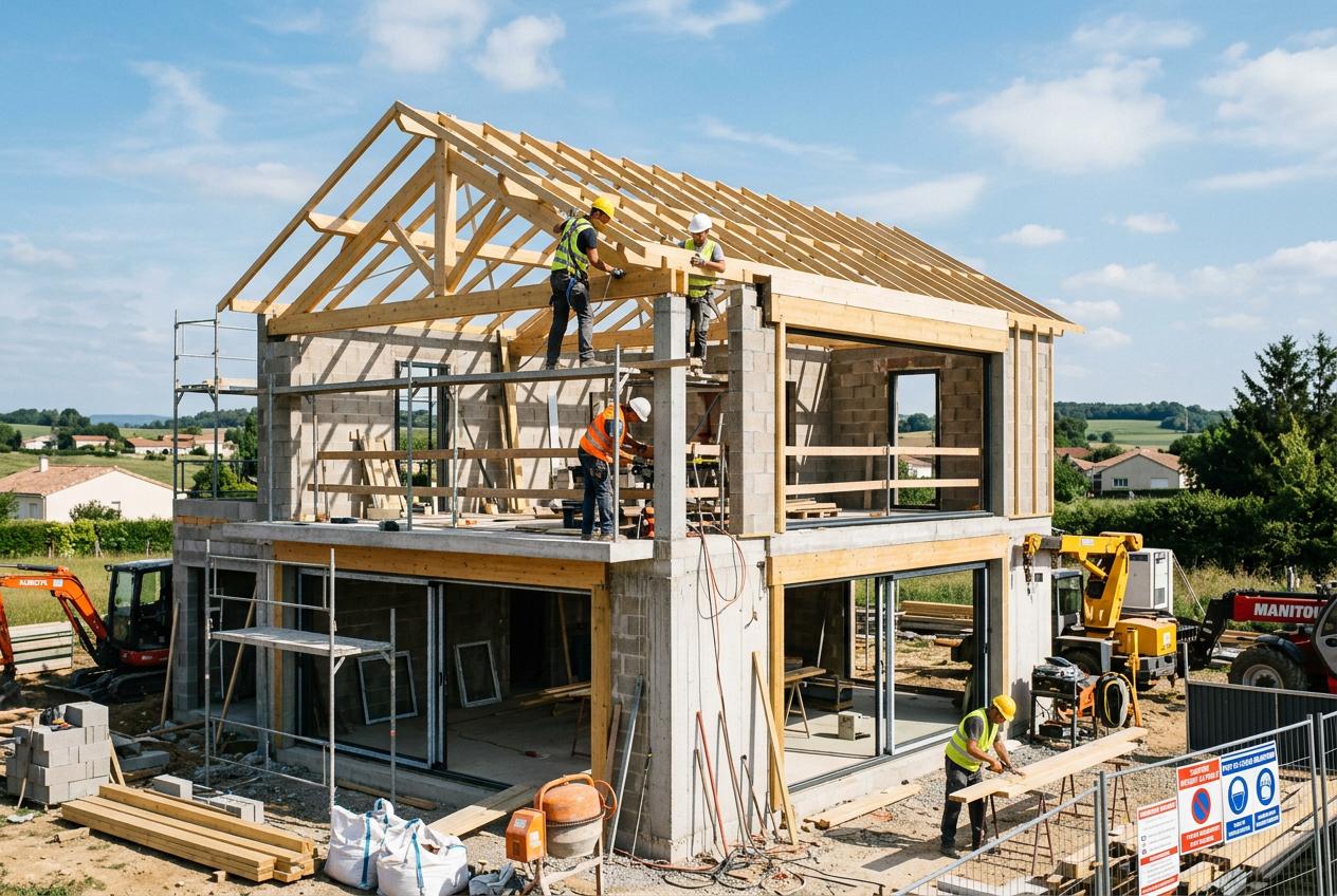 Suivi de chantier construction