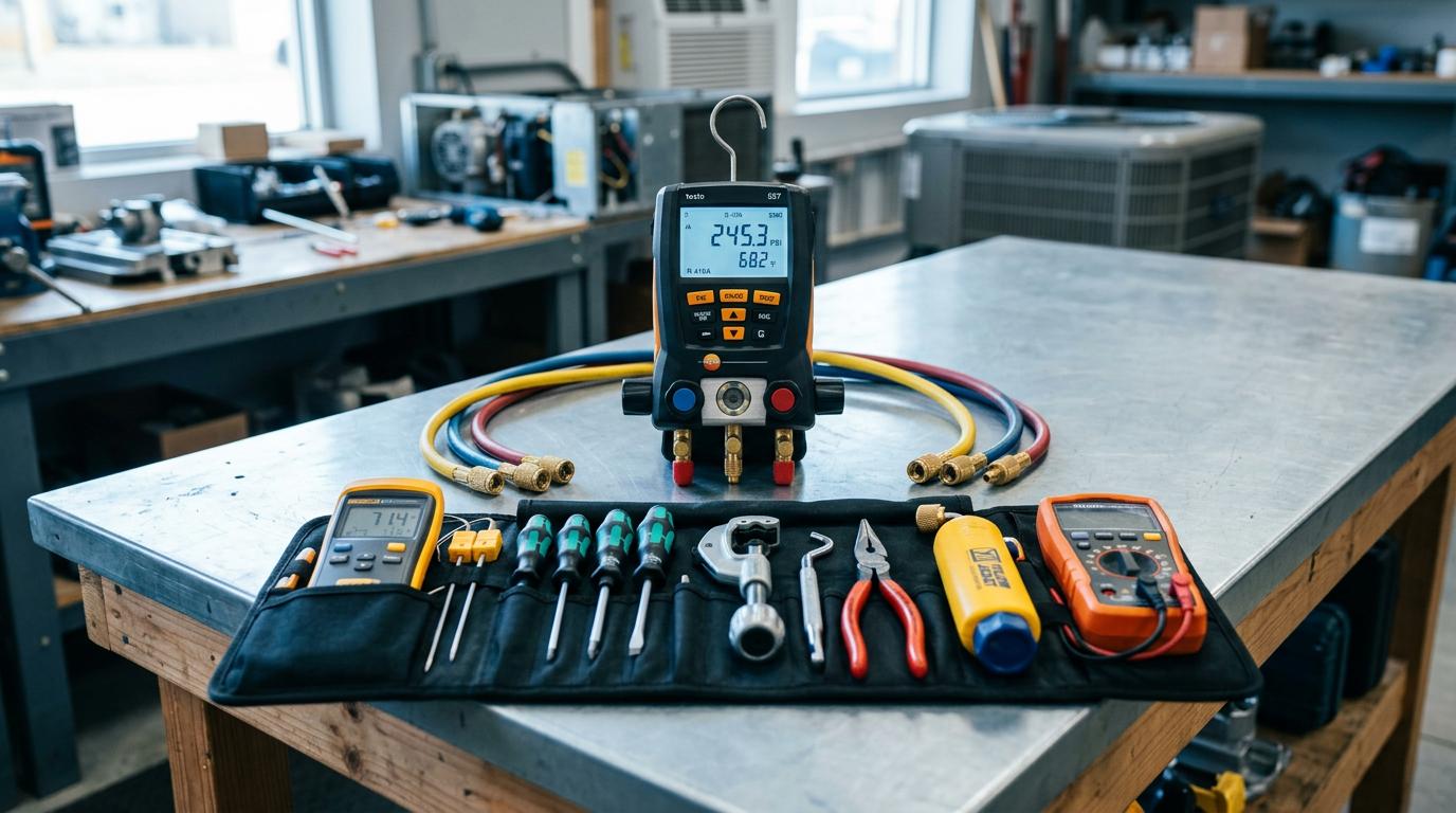 Outils professionnels frigoriste