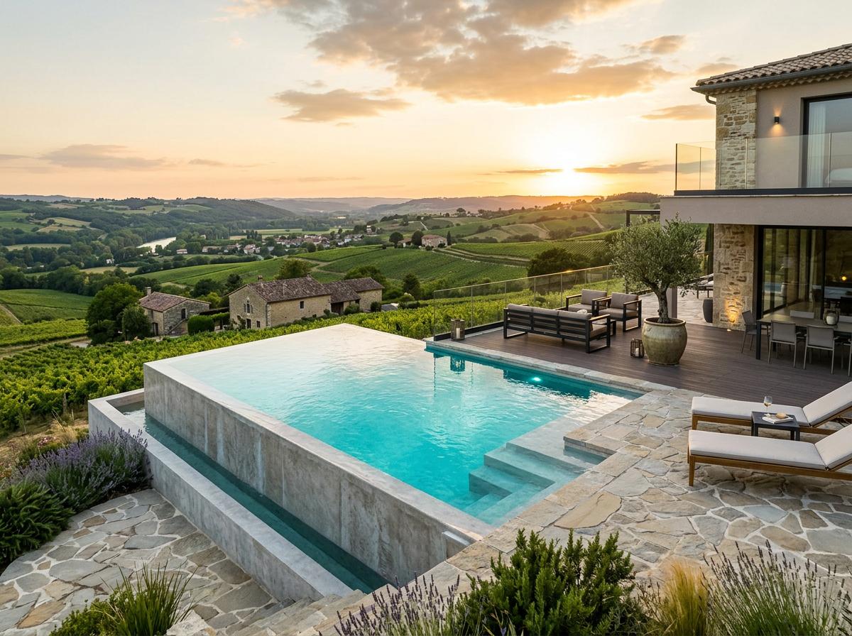 Piscine béton armé sur mesure