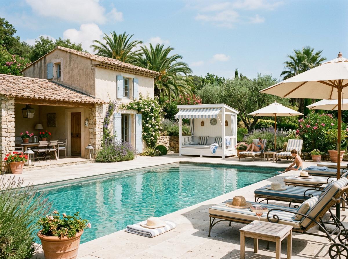 Piscine avec pool house Breuillet