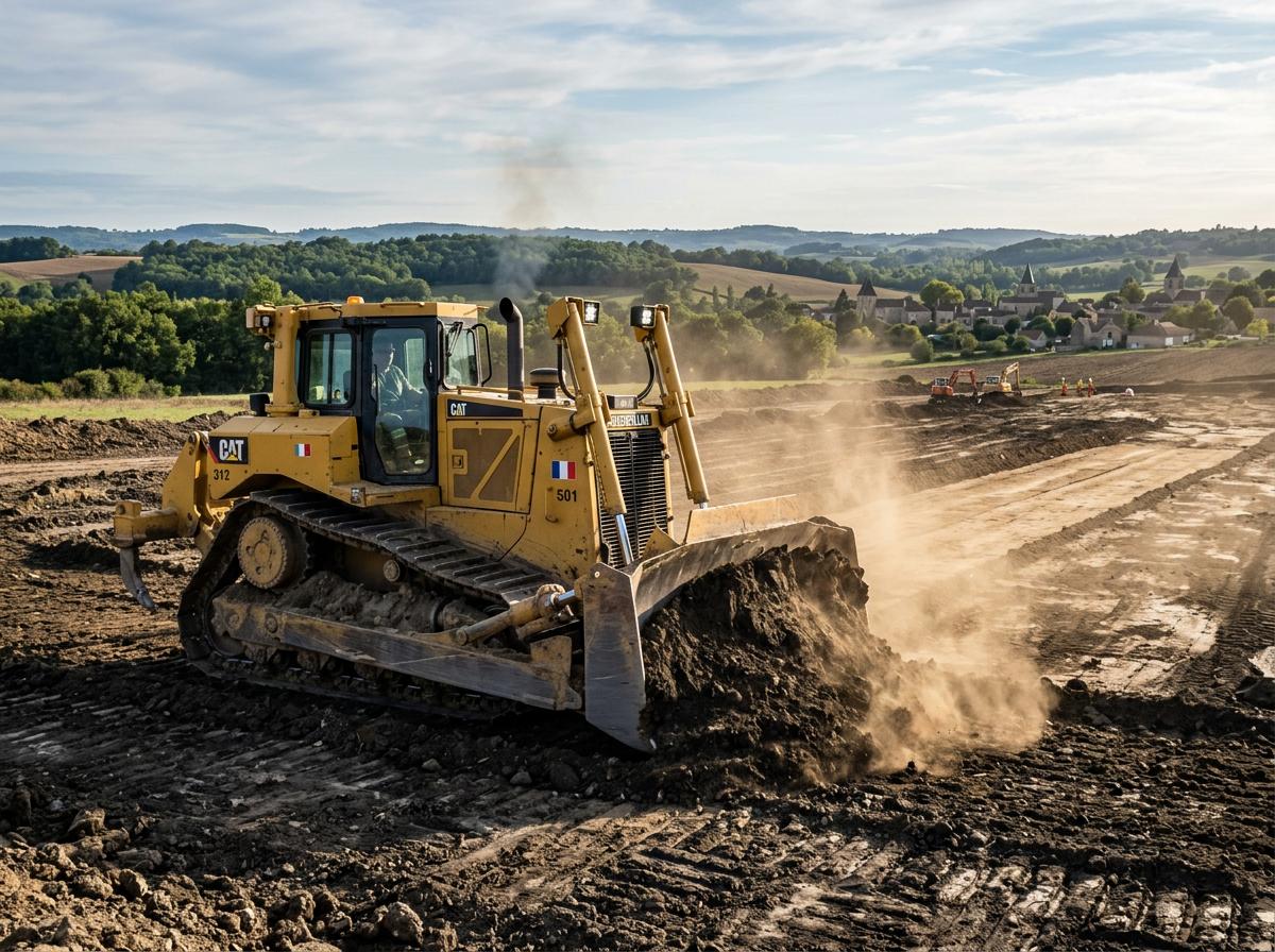 Bulldozer Terra BTF pour nivellement et terrassement